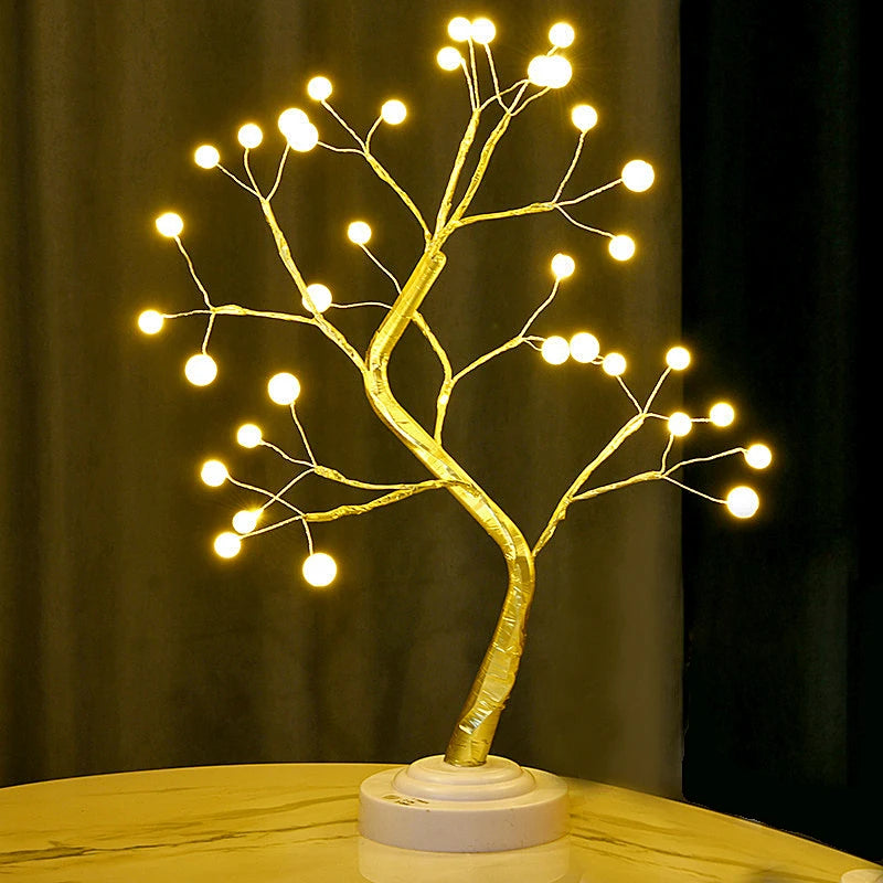 Árvores Artificiais de LED para Mesas Decoração Moderna Exclusiva